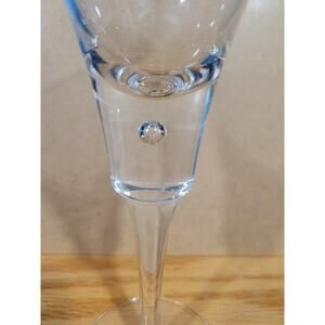 Waterford Crystal Metropolitan Platinum Bubble fluted Wine Goblet.